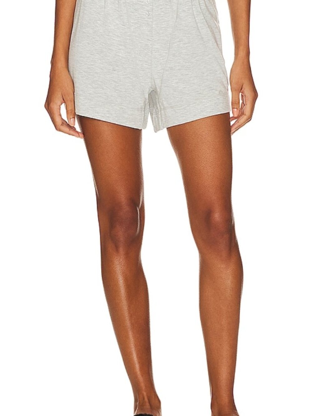 WeWoreWhat Jersey Boxer Short Heather Grey Size M